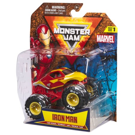 MONSTER JAM 1:64 off-road vehicle Marvel, assort, 6069960 