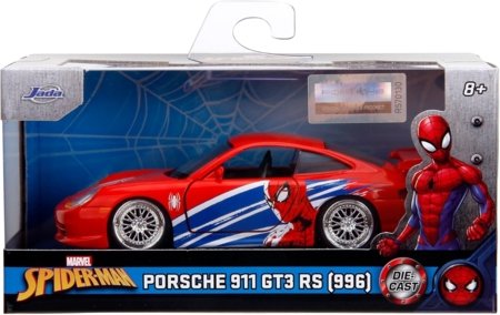 JADA Spider-Man auto Porsche 911 GT3 RS 1:32, 253222020 