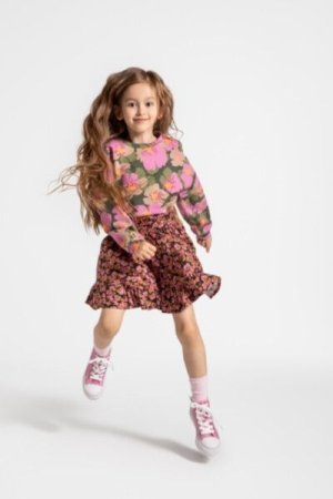 COCCODRILLO skirt MYSTIC NATURE GIRL KIDS, multicoloured, ZC4124201MGK-022-122, 122 cm 