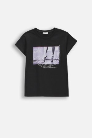 COCCODRILLO lühikeste varrukatega t-särk, mustad, cm 