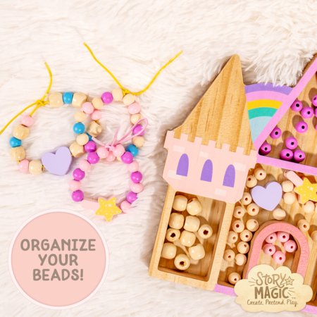 STORY MAGIC loovkomplekt Puidust lossihelmed, 205526 