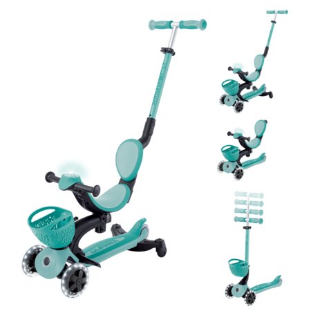 GLOBBER tõukeratas Go Up Baby Light 360, 3in1, piparmünt, 844-206 