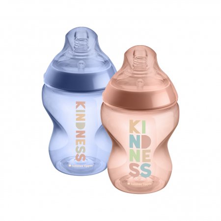 TOMMEE TIPPEE Natural Start  lutipudel, isesteriliseerimise funktsiooniga 260 ml, 0 m+, 2 tk., 42255005 42255005