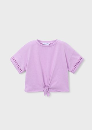 MAYORAL lühikeste varrukatega t-särk, lilac, 3.012-84, cm 