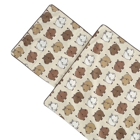 MARKLAND kaheosaline voodipesukomplekt PURE MUSLIN, 70-100 cm., Hippo, 17-61HPO 