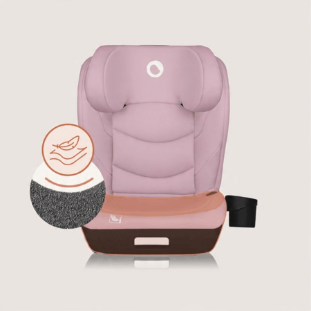 LIONELO turvatool NEAL I-SIZE, 100-150 cm., Pink lilac 