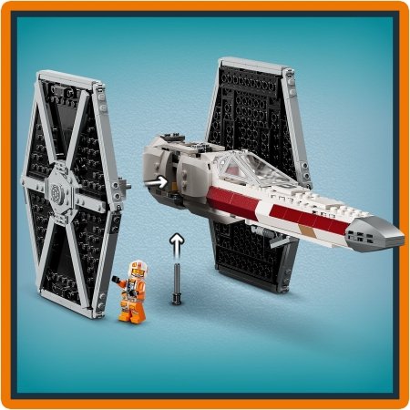 75393 LEGO® Star Wars™ TIE Fighter-i ja X-Wing-i kombo 