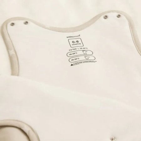 SNUZPOUCH magamiskott, 6-18 k., 2.5 TOG, Grey Cloud, SW008DB 