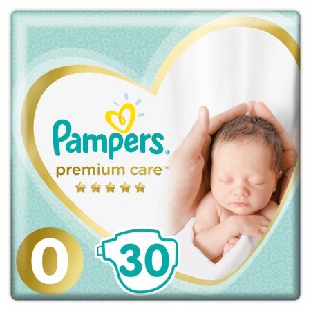 PAMPERS Premium Care teipmähkmed, suurus 0, 30 tk, 81765751 81765751