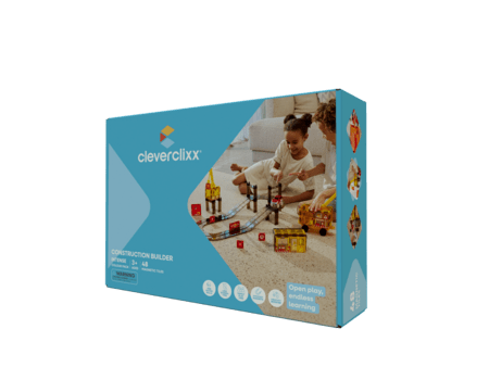 CLEVERCLIXX magnetkonstruktor Large Creative Pack Pastel, 125 osa, CC-1033 