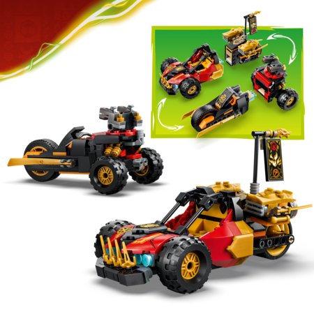 71864 LEGO® NINJAGO® Kai ja Cole'i kombineeritud sõidukid 