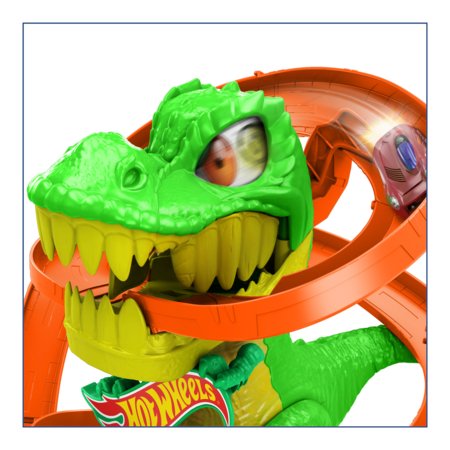 HOT WHEELS City T-Rex tuletõrjejaamas, JBM73 