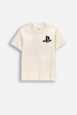 COCCODRILLO lühikeste varrukatega t-särk, beež, suurus 