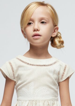 MAYORAL kleit 6F, natural, 3934-39 