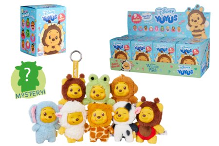 DISNEY YUYUS plüüsist mänguasi Karupoeg Puhh, 12 cm, assort., 6315870777 