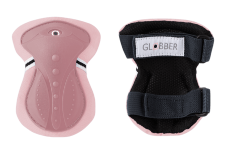 GLOBBER põlve- ja küünarnukikaitsmete komplekt, roosa, JUNIOR XS, 541-210 