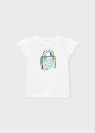 MAYORAL lühikeste varrukatega t-särk, natur-lake, 3.002-52, 98  cm 