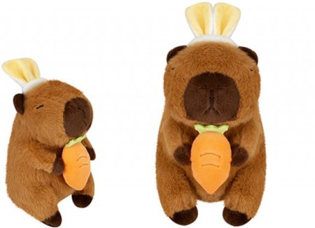 CAPYBARA plush toy 19cm., 444076 