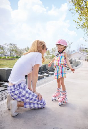 GLOBBER rulluisud Learning Skates 2 in 1, suurus 26–29, pastellroosad, 780-210 