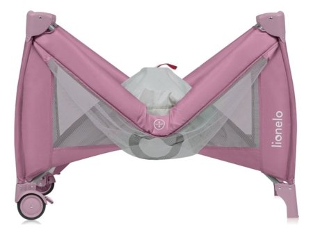 LIONELO reisivoodi-maneež STEFI PLUS, 125x65 cm., Pink magnolia 