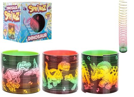 SPRINGZ vedru mänguasi Dinosaur Magic Spring 6.5cm, 543357 