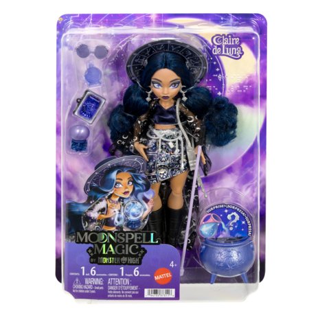 MONSTER HIGH MOONSPELL MAGIC nukk Claire – selgeltnägija nõid, JMB89 
