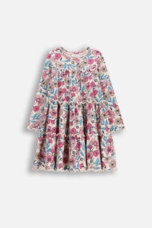 COCCODRILLO pikkade varrukatega kleit, kirju, 