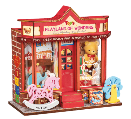 ROLIFE puidust konstruktor Mänguasjapood, DS044 