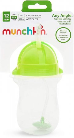 MUNCHKIN kõrrega joogipudel Any Angel-roheline, 12m+, 296ml, 90118 01246301