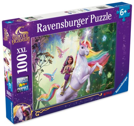 RAVENSBURGER pusle Unicorn Academy Sophia ja Wildstar, 100 tk., 12004164 
