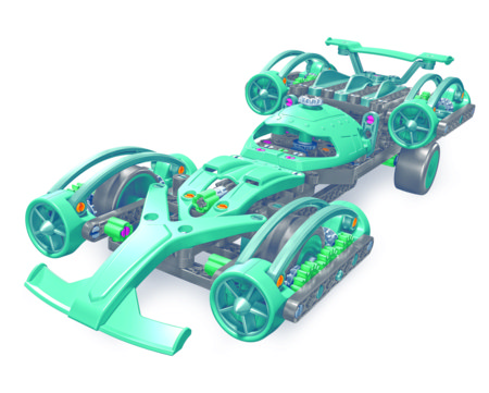 CLEMENTONI SCIENCE & PLAY BUILD ehituskomplekt Sportauto, 320 tk, 75155 