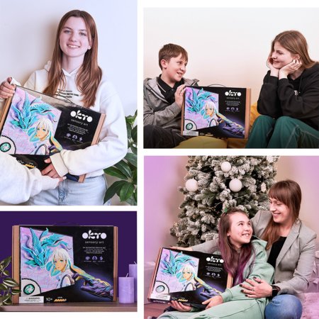 OKTO MANGA 3D kunstikomplekt Õhk 30x40 cm, 20040 