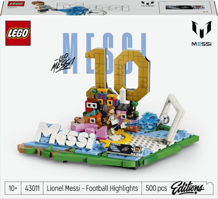 43011 LEGO® Editions Lionel Messi – jalgpalli parimad hetked 
