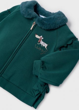 MAYORAL tõmblukuga pusa 4B, duck green, 86 cm, 2443-90 2443-90 9