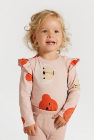 COCCODRILLO body CUTE GIRL NEWBORN, powder pink, ZC4112102CGN-033-086, 86 cm 