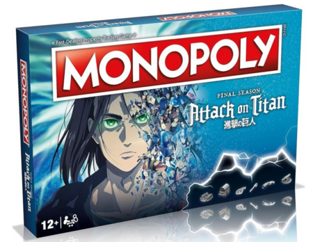 MONOPOLY lauamäng Attack on Titan The Final Season, EN, WM04214-EN1-6 