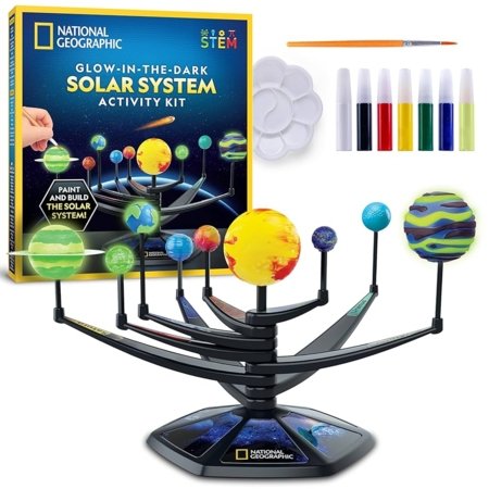 NATIONAL GEOGRAPHIC komplekt Glow in the Dark Solar System, CRSOLARSYS6L