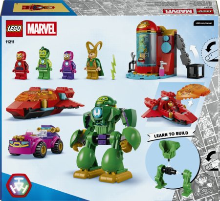 11211 LEGO® ǀ Marvel IIron Man and His Awesome Friends Loki vs. Team Iron Man 