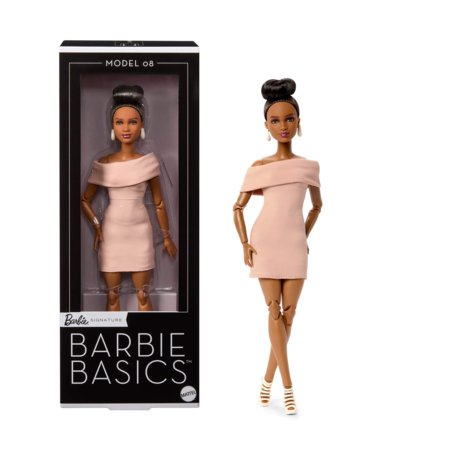 BARBIE Basics No08 pruunide juustega nukk, JJX27 