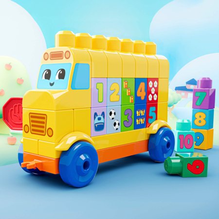 MEGA BLOKS Build & Count buss, JKG34 