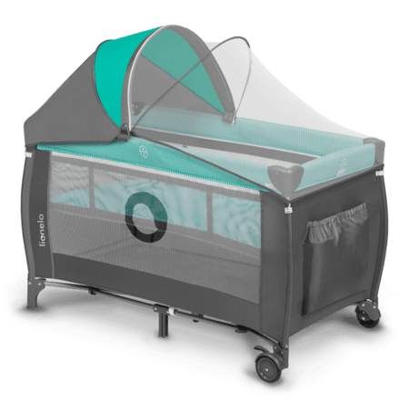 LIONELO reisivoodi-maneež SVEN PLUS, Turquoise/Grey, LO-SVEN PLUS 