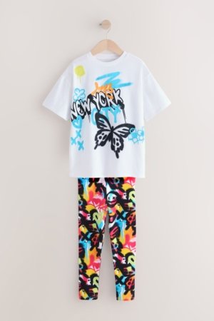 NEXT lühikeste varrukatega särk ja retuusid, AK8604 134 