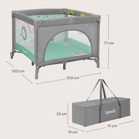 LIONELO maneež MILLE PLUS, Grey/Green 