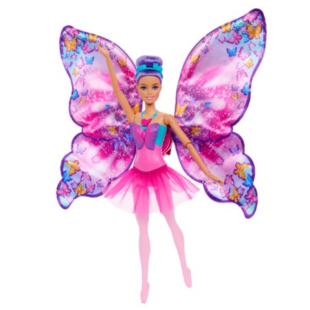 BARBIE Dreamtopia muunduv liblikaprintsess, HXJ10