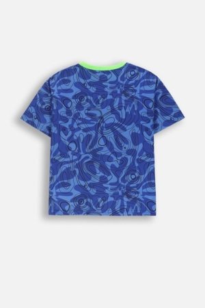 COCCODRILLO short sleeved t-shirt, blue, size 