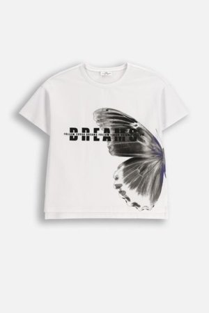COCCODRILLO t-särk RAVE GIRL JUNIOR, valge, cm 