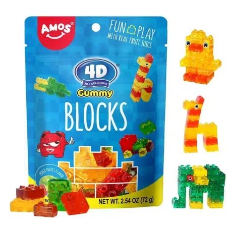 AMOS kummikommid 4D tükid, AMER1445     