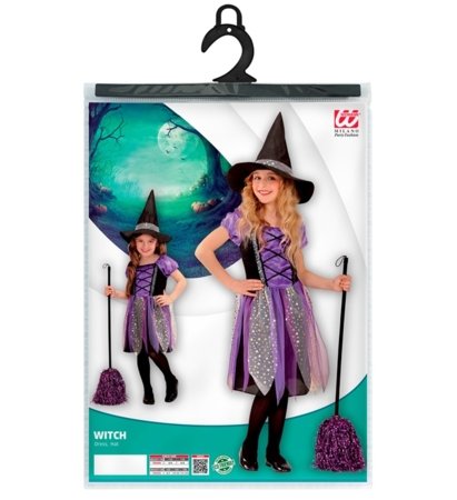 WIDMANN halloween kostüüm Nõid, suurus (110 cm / 3-4 aastat), 00269 