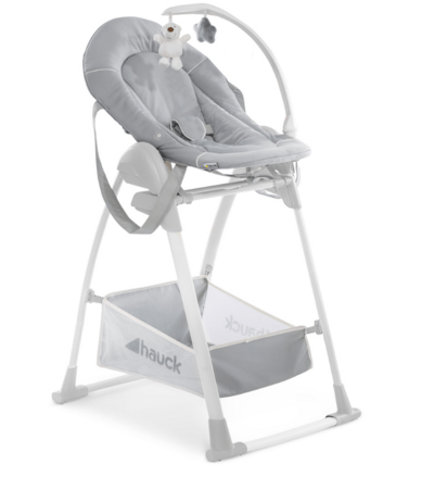 HAUCK söötmistool 3in1 SIT N RELAX, Stretch grey, 665503 