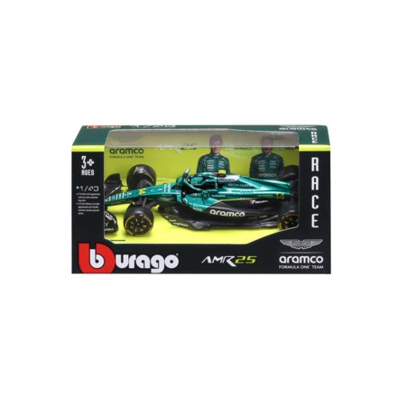 BBURAGO mudelauto Aston Martin AMR25 (2025) #14 Alonso & #18 Stroll, 18-38250 